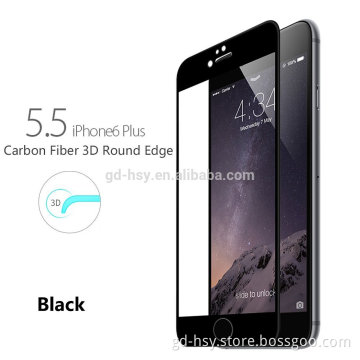 HUYSHE 2016 new arrivals for Apple iphone 6 plus 3D full cover 0.33mm tempered glass screen protector for iphone 6 plus